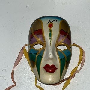 6” Ceramic Wall Mask Art